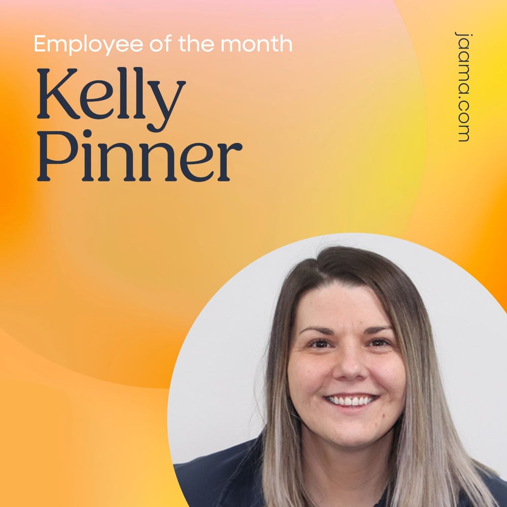 Employee of the month Kelly Pinner
