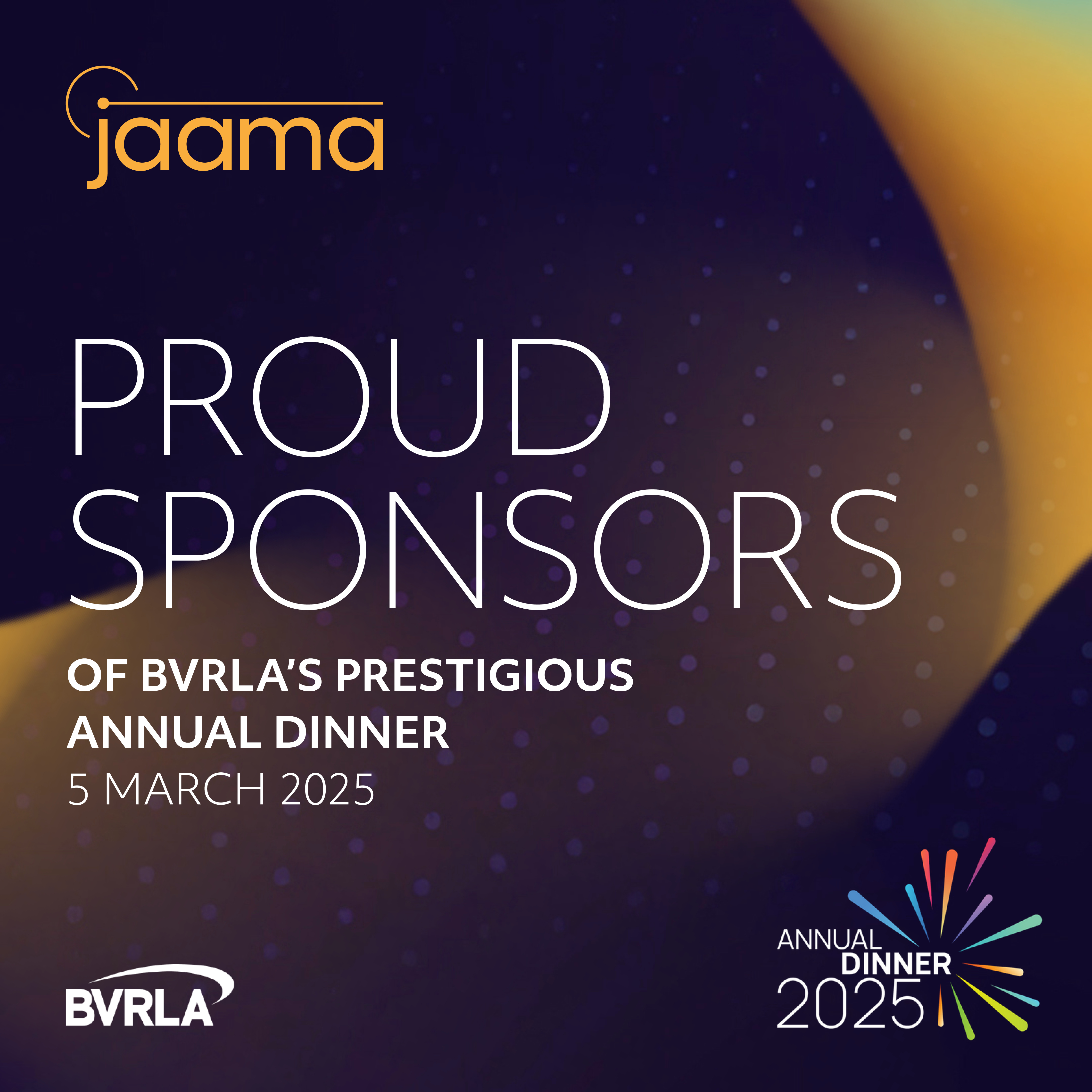 Jaama sponsors BVRLA’s prestigious Annual Dinner