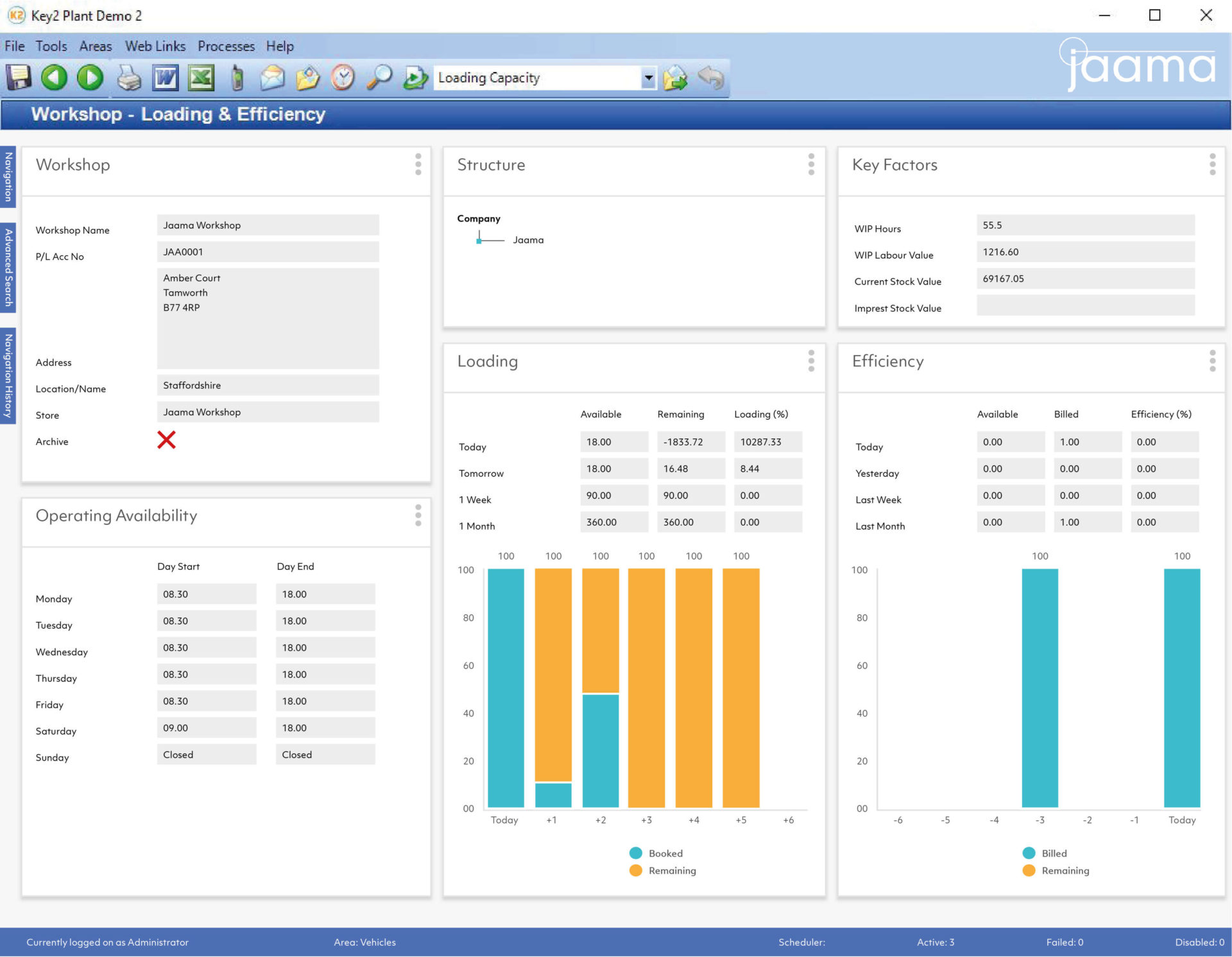 Workshop Management Software | Key2 | Jaama